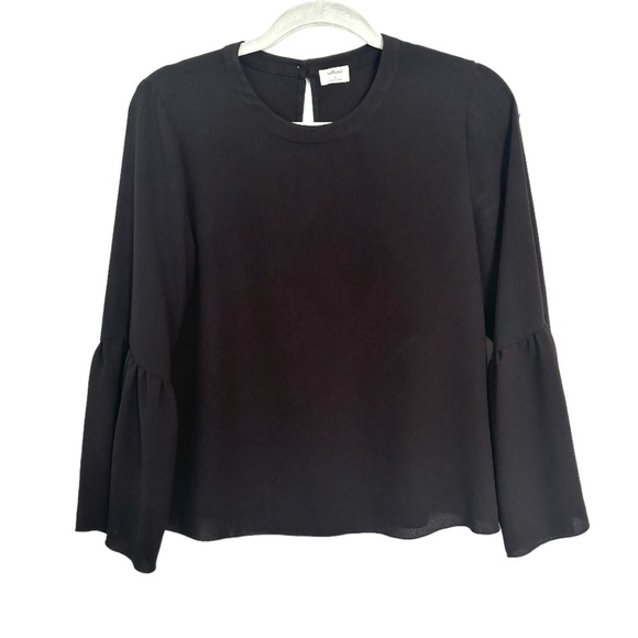 Aritzia Wilfred Launay Blouse Size Small Black - Picture 5 of 10